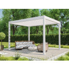 Pergola Bioclimatique 3x4m – ECLIPSE 12m²  Autoportée Lames orientables de 0 à 120° - Couleur au choix