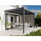 Zenith 3x4m avec store lateral 3m - anthracite