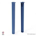 Lot de 2 pieds DECO-GEM pour table basse en acier Jaspe, H.71 cm