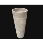 Vasque totem en pierre Pilat - 40 x 40 x 90 - Comptoir des Pierres - Couleur au choix