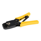 Pince à sertir à cliquet pour connecteurs modulaires - 8P8C / 6P6C / 4P4C