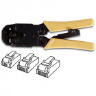 Pince A Sertir Professionnelle Pour Connecteurs Modulaires Rj10 - Rj11 - Rj12 - Rj45