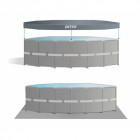 Piscine hors-sol 457 x 84 cm intex kit complet filtre à cartouche echelle bache et tapis de sol