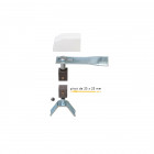 Pivot de portail 25 x 25 mm pour tube carré 30 x 30 mm klose besser
