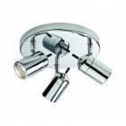 Plafonnier 3 ampoules atlantic, chrome