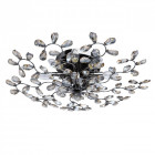 Plafonnier argenté flora 8 ampoules 21 cm