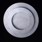 Plafonnier argenté megapolis 1 ampoule 8 cm