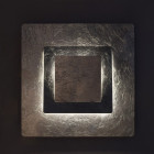 Plafonnier argenté techno   10 cm