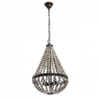 Plafonnier beige loft 3 ampoules 118 cm