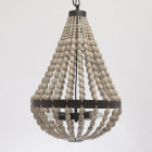 Plafonnier beige loft 3 ampoules 118 cm