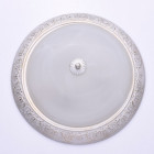 Plafonnier blanc classic 3 ampoules 14 cm
