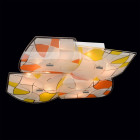 Plafonnier blanc megapolis 8 ampoules 15 cm