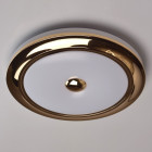 Plafonnier blanc techno 1 ampoule 8 cm