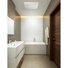 Plafonnier blanc techno 80 ampoules 10 cm