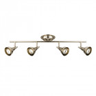 Plafonnier burbidge, nickel brillant, 4 ampoules