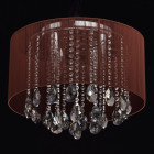 Plafonnier chromé elegance 6 ampoules 35 cm