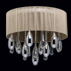 Plafonnier chromé elegance 9 ampoules 46 cm