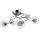 Plafonnier chrome liverpool 5 lumières