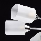 Plafonnier chromé megapolis 8 ampoules 16 cm