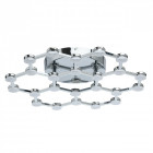 Plafonnier chromé techno   10.5 cm