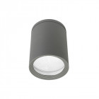 Plafonnier cosmos, aluminium et verre, gris