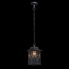 Plafonnier d'extérieur noir street 1 ampoule 92 cm