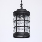 Plafonnier d'extérieur noir street 1 ampoule 95 cm