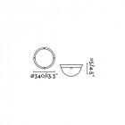 Plafonnier de jardin blanc dakyu 2 ampoules