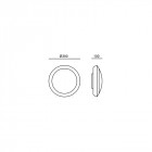 Plafonnier de jardin ford led l300 60 ampoules