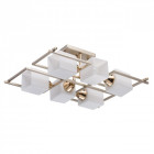 Plafonnier doré megapolis 6 ampoules 20 cm