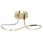 Plafonnier doré techno   19 cm
