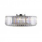 Plafonnier en cristal poole 5 lumières