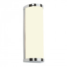 Plafonnier ice, chrome et verre opale
