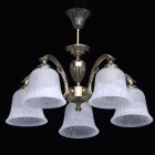 Plafonnier laiton classic 5 ampoules 36 cm