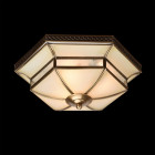 Plafonnier laiton country 3 ampoules 15 cm