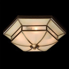 Plafonnier laiton country 4 ampoules 15 cm