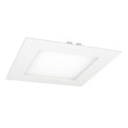 Plafonnier led 18 watt 225x225mm - Couleur eclairage - Blanc chaud 3000°K, Finition - Grise