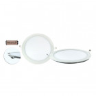 Plafonnier LED PVC 18W (eq. 160W) - Diam : 300mm - Couleur eclairage - Blanc chaud 3000°K