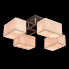 Plafonnier noir megapolis 8 ampoules 28 cm