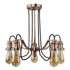 Plafonnier olivia, cuivre, 5 ampoules