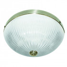 Plafonnier windsor ii, en laiton antique et verre
