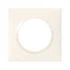 Plaque carrée dooxie 1 poste finition blanc (600801)