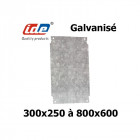 Plaque en acier galvanisé pour coffret polyester ide pour coffret ide (hxl) 400x400