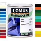 Plastilaque 127 gris trianon 0,75 l - laque marine de finition brillante haut de gamme - comus marine