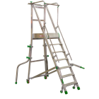 Plateforme de magasinage aluminium 15 marches 150 kg - 835007664