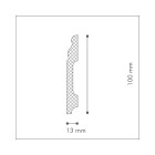 Plinthe fb2 polystyrène hd wallstyl (100 mm x 13 mm) - nmc noël & marquet