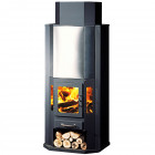 Poêle à bois diplomat 11 inox 14kw - 18kw type cheminée