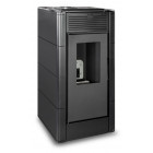 Poêle à granulés chaudière hydraulique selena hydro 12kw noir sublime