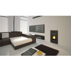 Ferlux poêle à granulés encastrable luna 10kw - Couleur au choix
