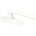 Poignée crémone menuiserie aluminium à 1 fourche gea argent laqué